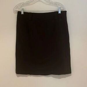 Kenneth Cole rayon black work skirt